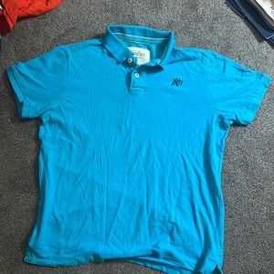 Aeropostale light blue polo t-shirt